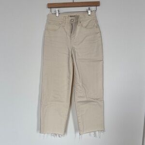 Madewell Wide Leg Crop Jeans